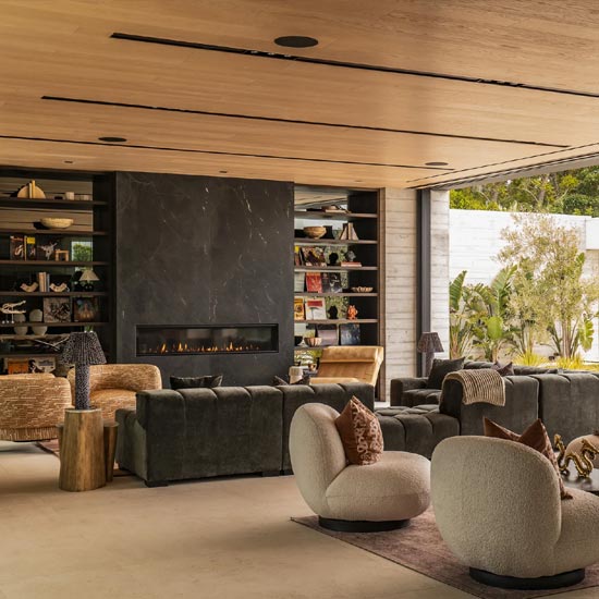 Premium outdoor living space featuring Progren architecture