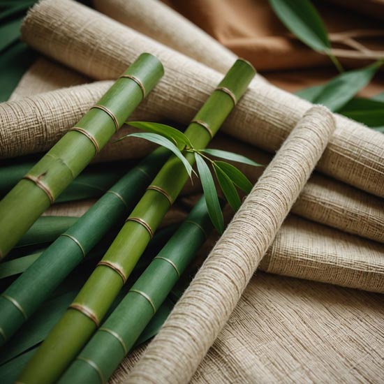 Strict quality inspection of raw bamboo fibers